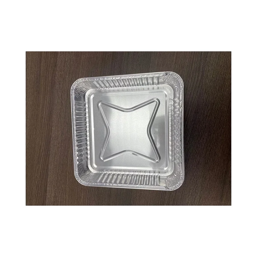 Factory Outlet Slivery Kitchen Use Food Grade Aluminium Foil Container