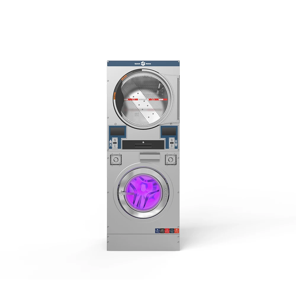 Automatic 15kg industrial laundry all in one washer dryer