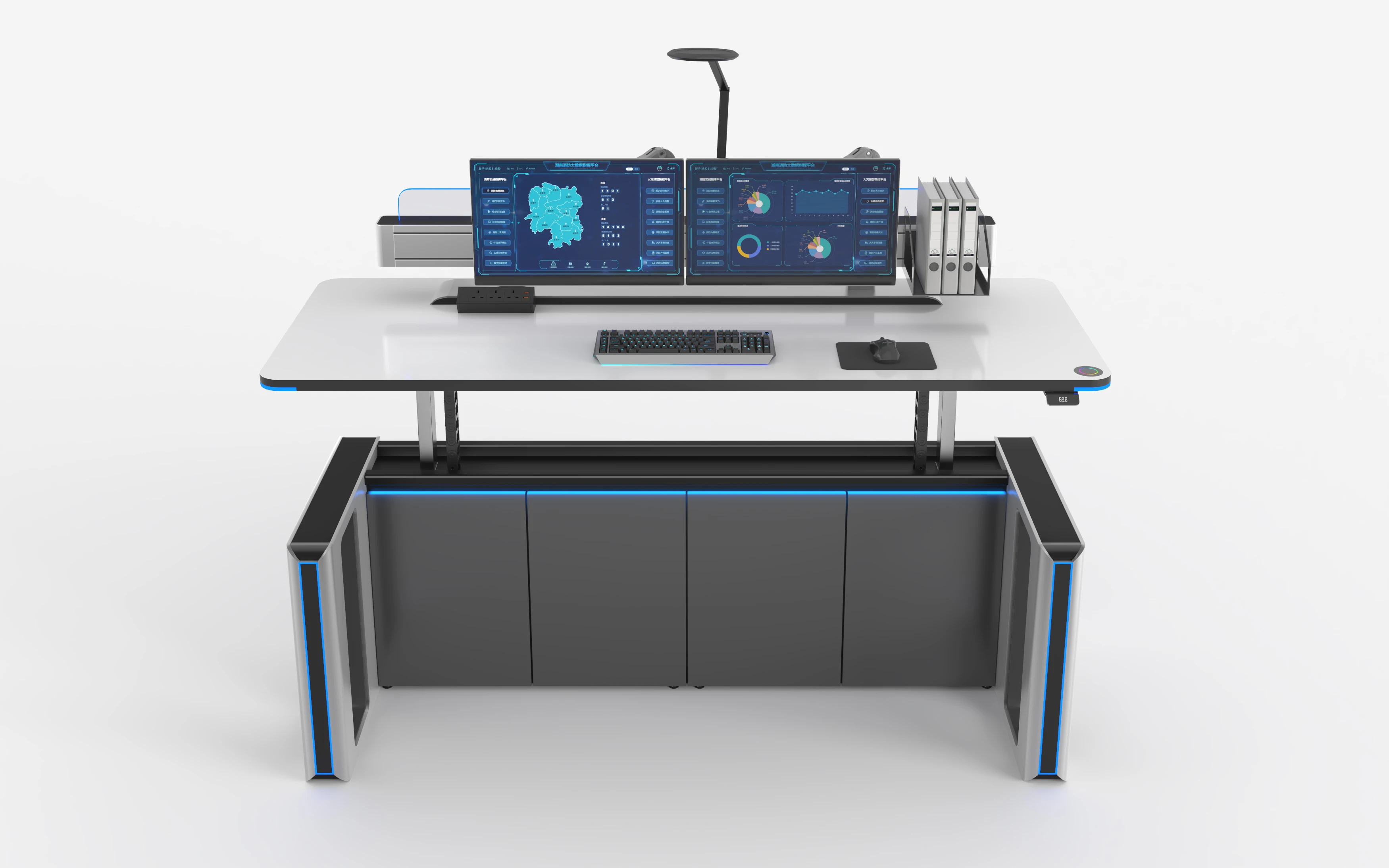 Sleek  Stylish control room lifting console tables  - Improve the Look  Feel of Your Space E002