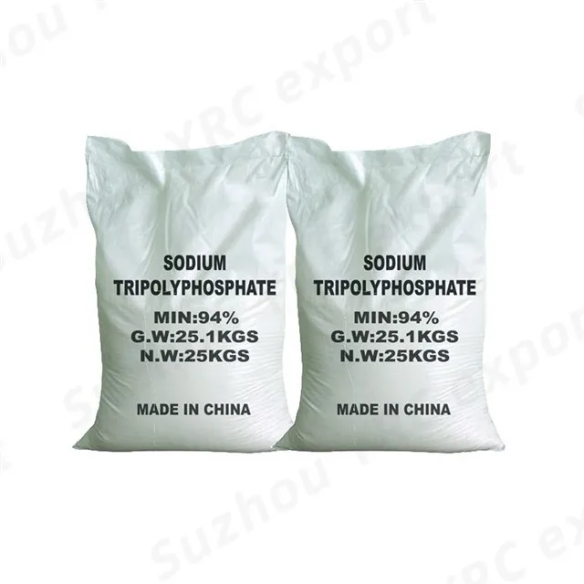 Sodium Tripolyphosphate STPP 94% Tech Grade Sodium Tripolyphosphate Phosphate White Powder Synthetic Detergent Powder