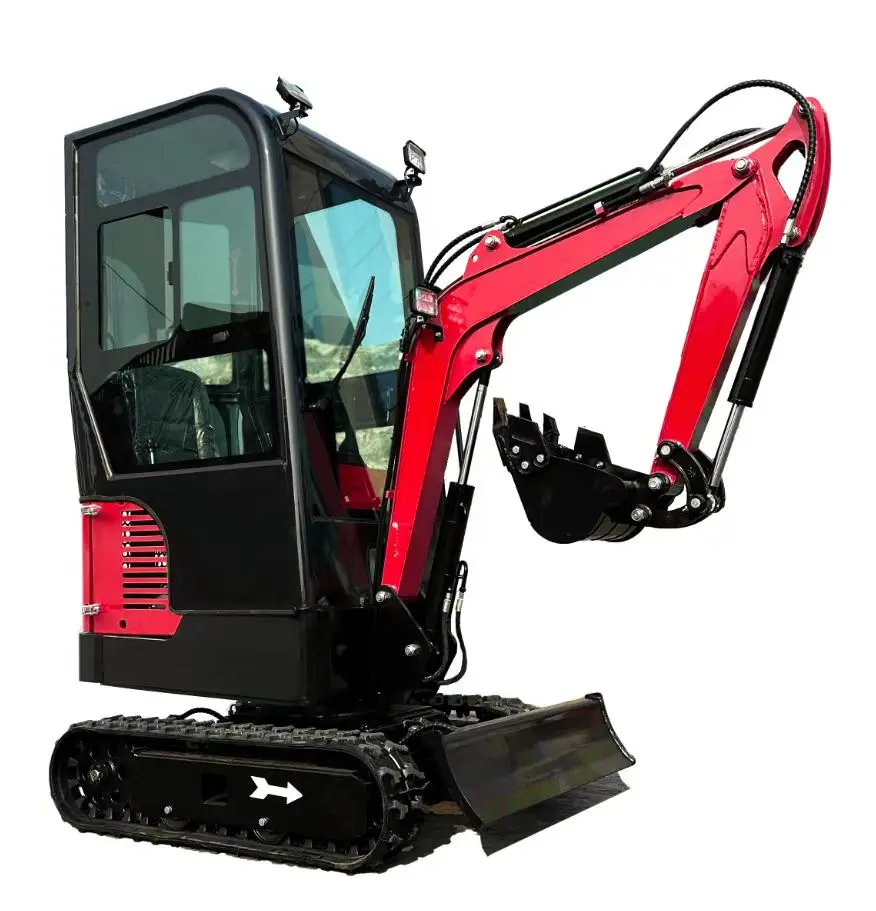 Best Prices Epa/Euro5 Mini Excavator Digger Machine with Kubota Engine 1Ton Accessories for Construction Used for Sale in China