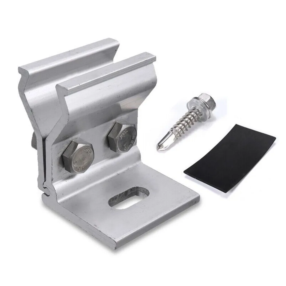 Solar Tin Roof Panel Clamp stainless steel roofing tile clamp angular solar mounting clamp for trapezoidal metal roof