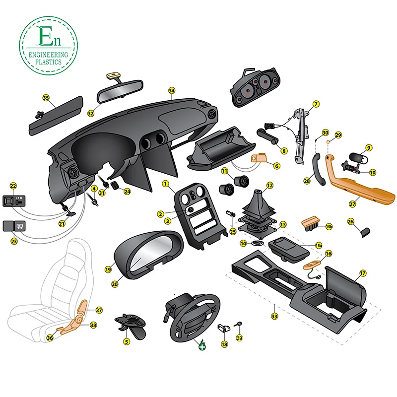 High Quality Custom Plastic Injection Molding Service Plastic Injection Mould Automotive Plastic Parts Auto Part for Car