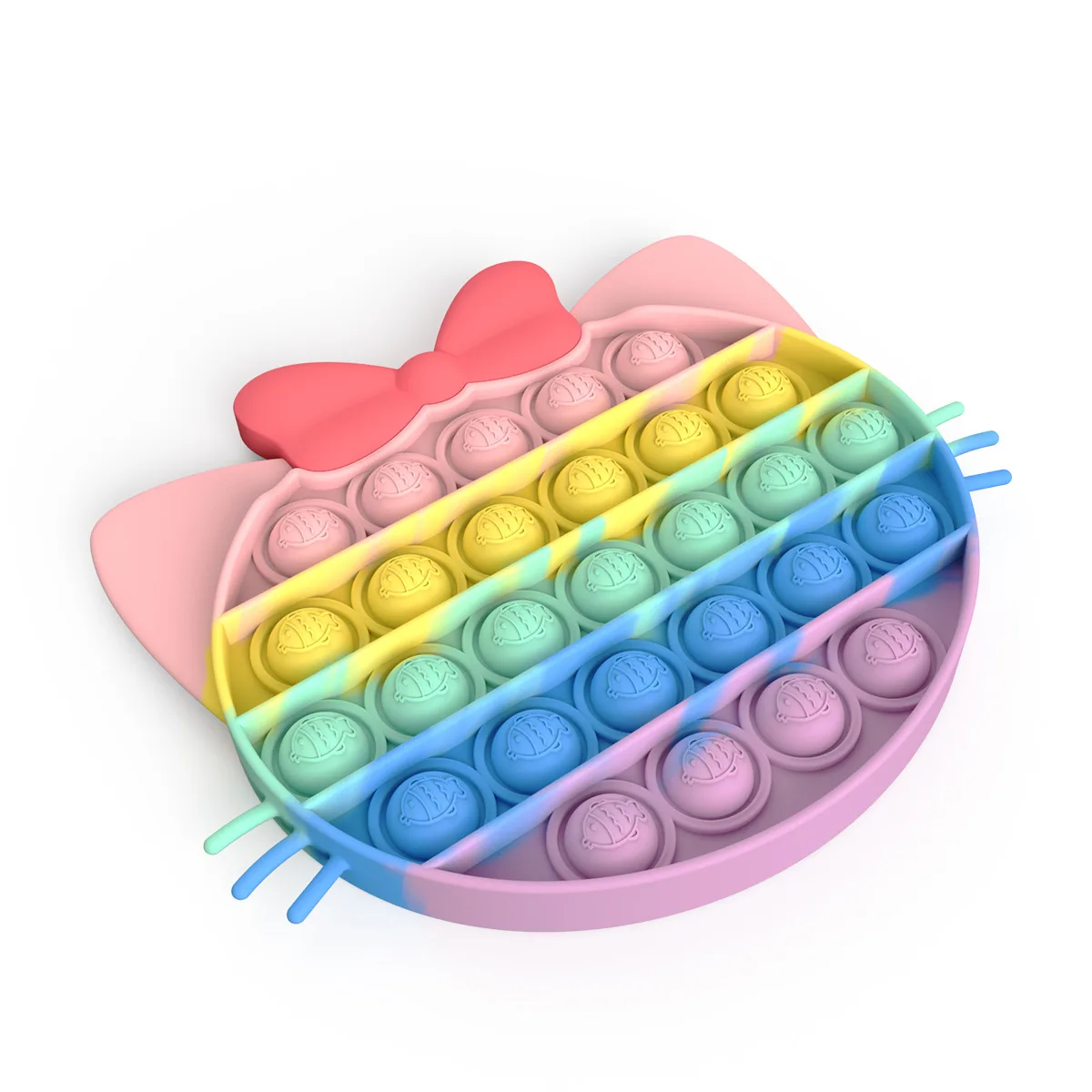 Squeeze Toy Stress Reliever Autism Push Bubbles Sensor Educational Toys Silicones Squeeze Fidget Popit Toy