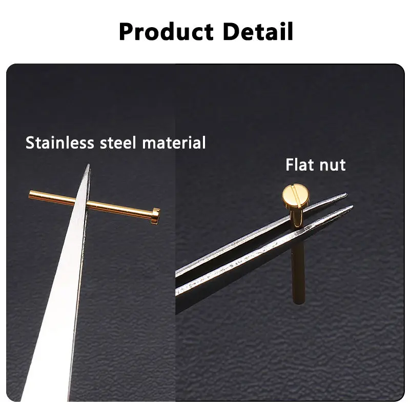 10mm to 24mm OEM Stainless Steel multi sizes micro watch strap connector band screw pin tubes for watch Strap Tube