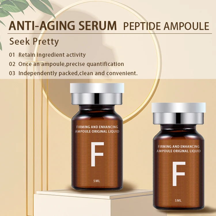 OEM own brand Facial Skin Care & Beauty Ampoule Lift Firming, Wrinkle-Removing, Anti-Aging and fine Lines diluting Essence