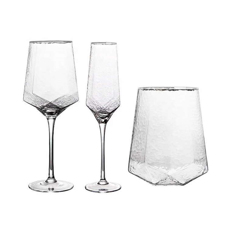 WONDER Hand made drinkware set juice cups wine glass champagne glass