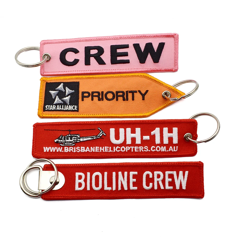 Брелок для ключей с вышивкой