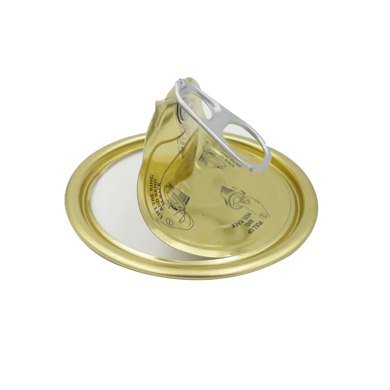 Hot Sale 307# 83mm Tinplate End Eoe TFS Easy Open End  for Tin Can Packing