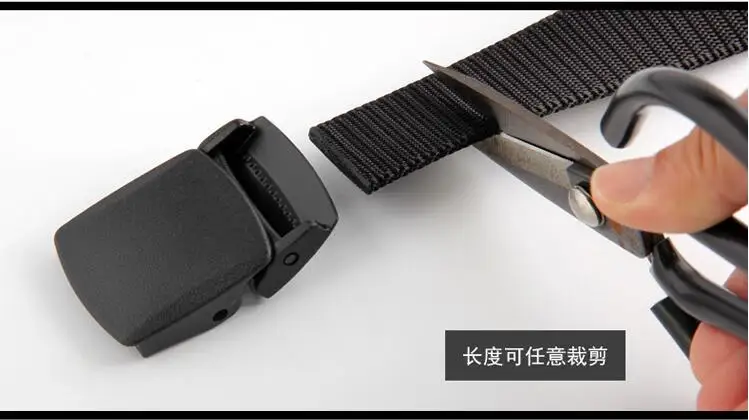 Ремень нейлоновый детский с пластиковой пряжкой, повседневный тактический пояс для мальчиков, защита от аллергии, для студентов