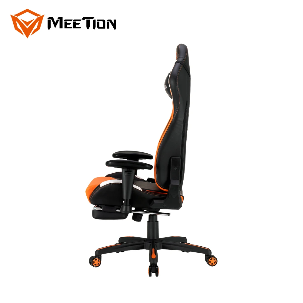 Ergonomic Leather Swivel Recliner Leg Rest 4D Armrest Office Game E-sport Computer Racing Gaming Chair With Footrest