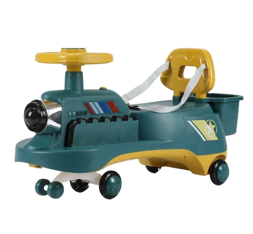 2022 Wholesale price children driving twist car toy kids swing car for sale wiggle swing car for outdoor