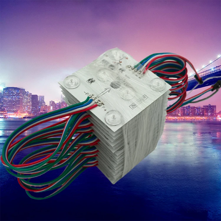 DC 24V квадратный rgb СВЕТОДИОДНЫЕ модули 16703 dmx512 ic светодиодный модуль для рекламы потолочный светильник
