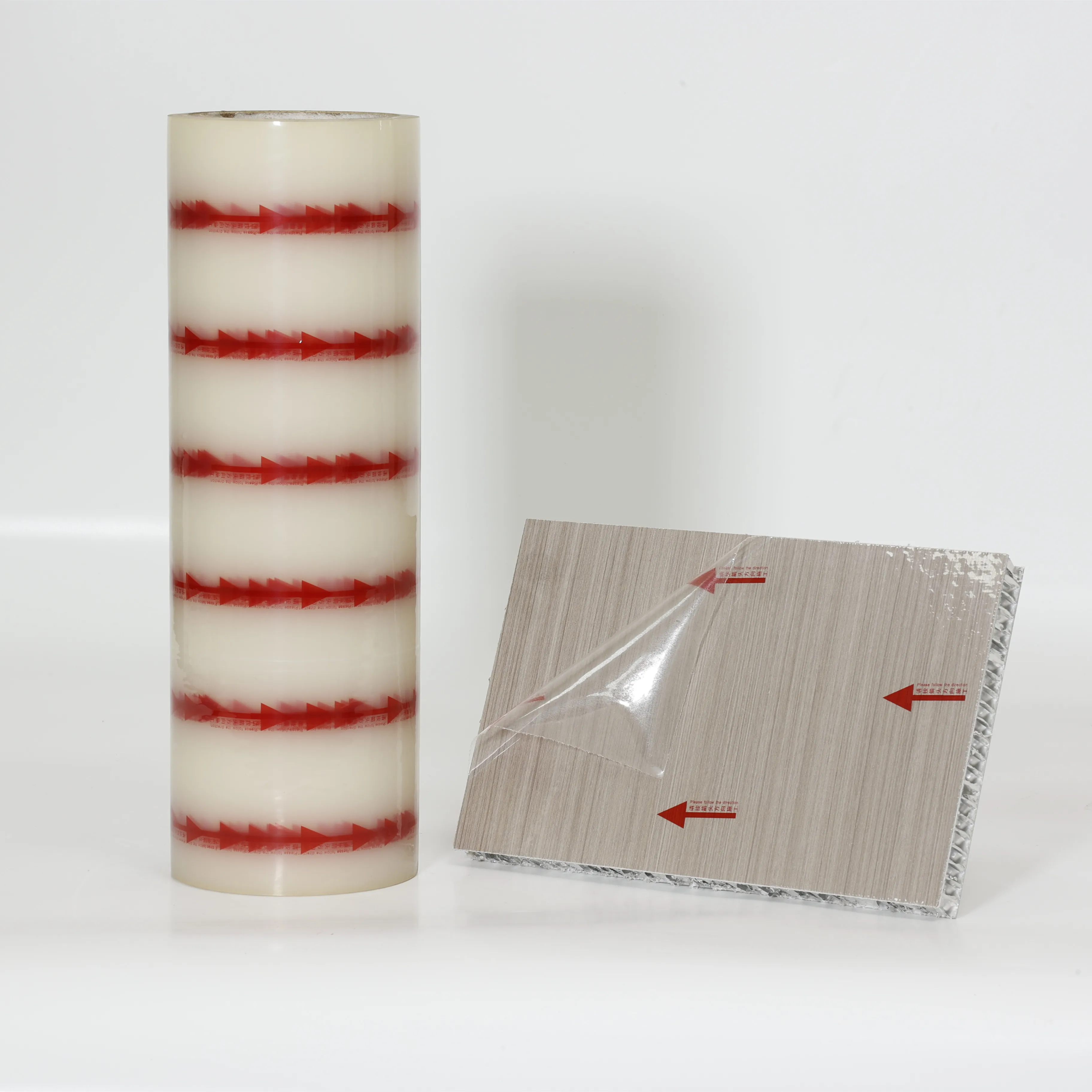High glossy lamination transparent clear pe film roll pe protective film for industry