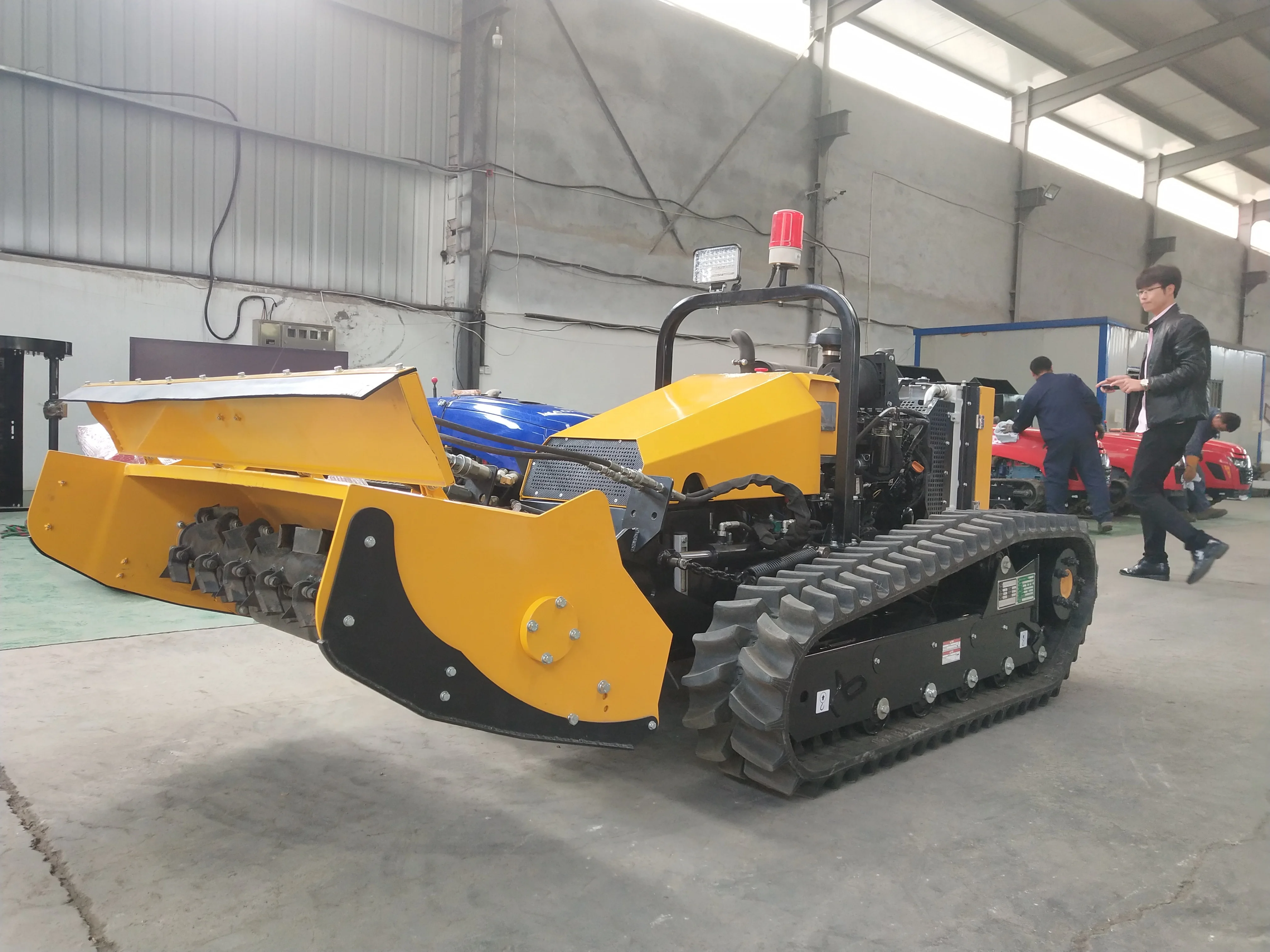 2020 новая 40HP с дистанционным управлением гусеничная газонокосилка Высокая лошадиная