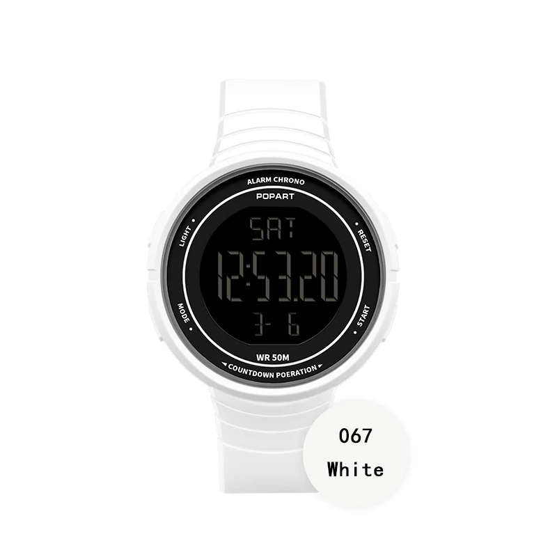 
POPART Y067 rejor new design Custom Logo Watch for Men Wrist Case Fashion Waterproof Sport digital quartz watch 