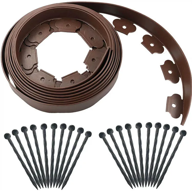 No-Dig Durable Landscape Edging Flower Bed Edging and Grass Divider for Easy Installation