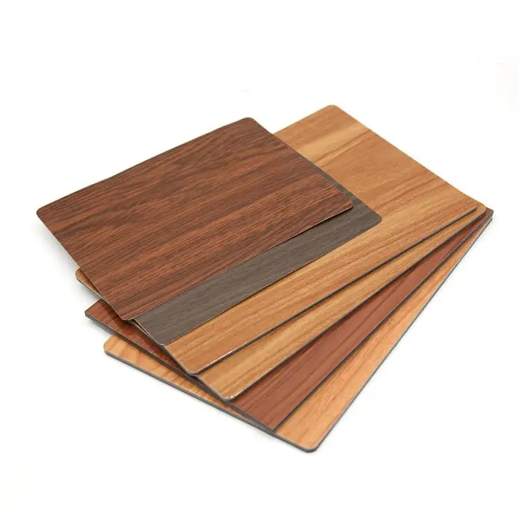 4mm wooden texture aluminum plastic composite panel for interior decorative wall