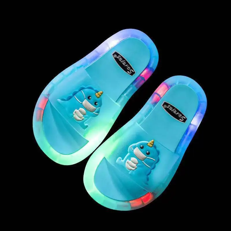 Светодиодные мигающие Детские Тапочки дешевые, безопасные и безвредные для защиты здоровья детей