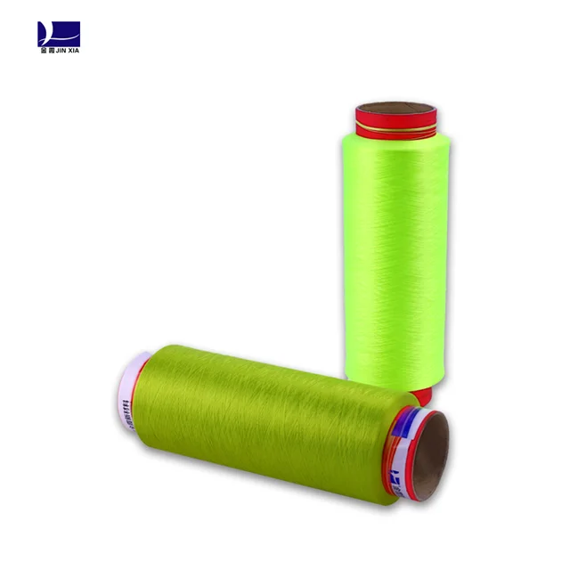 Бесплатный образец окрашенной швейной нити 100% полиэфирная нить 150D/48F полиэфирная пряжа dty