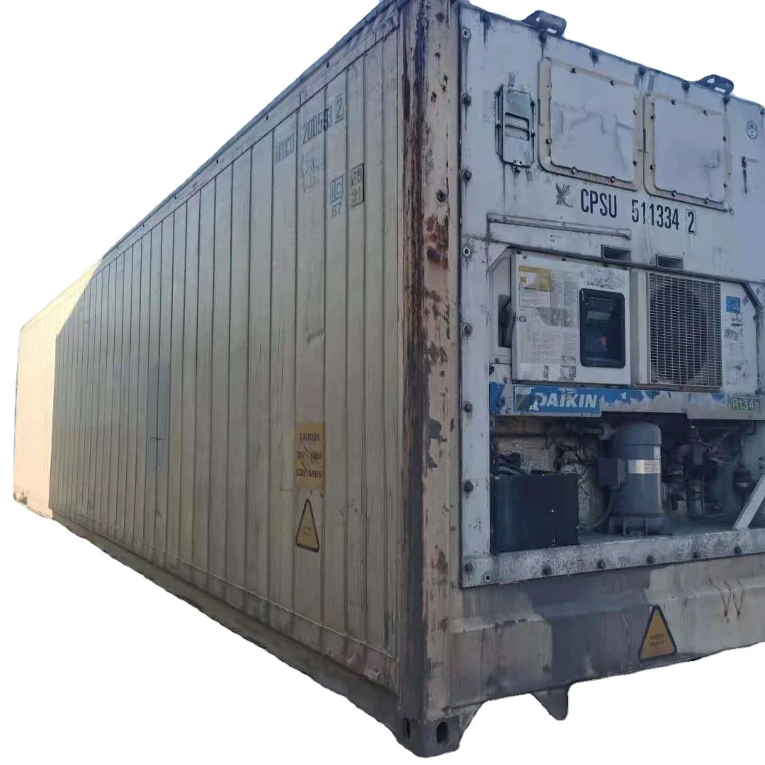 Cargo Worthy Used 40 foot Refrigerated container Freezer Storage for Solar Powered Cold Storage Room best price customizable