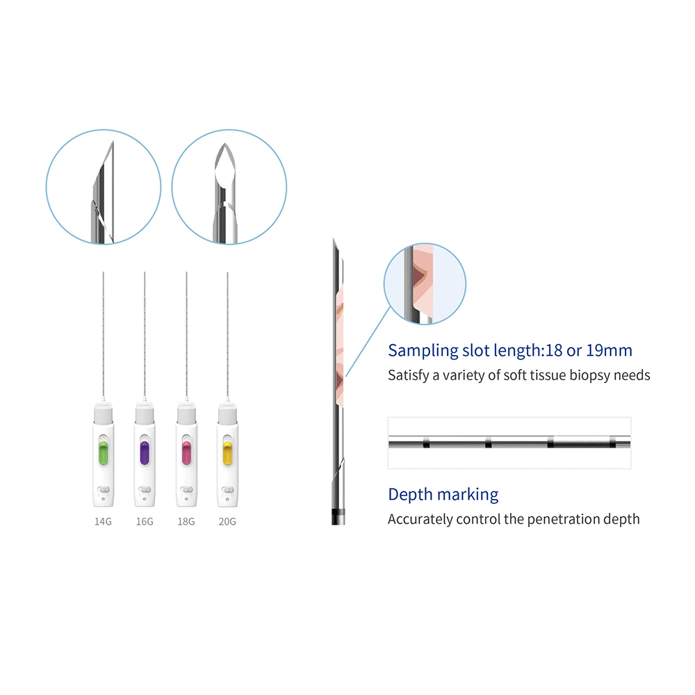 Automatic Medical Trucut Biopsy Needle Disposable Core Biopsy Needle for Biopsy Gun