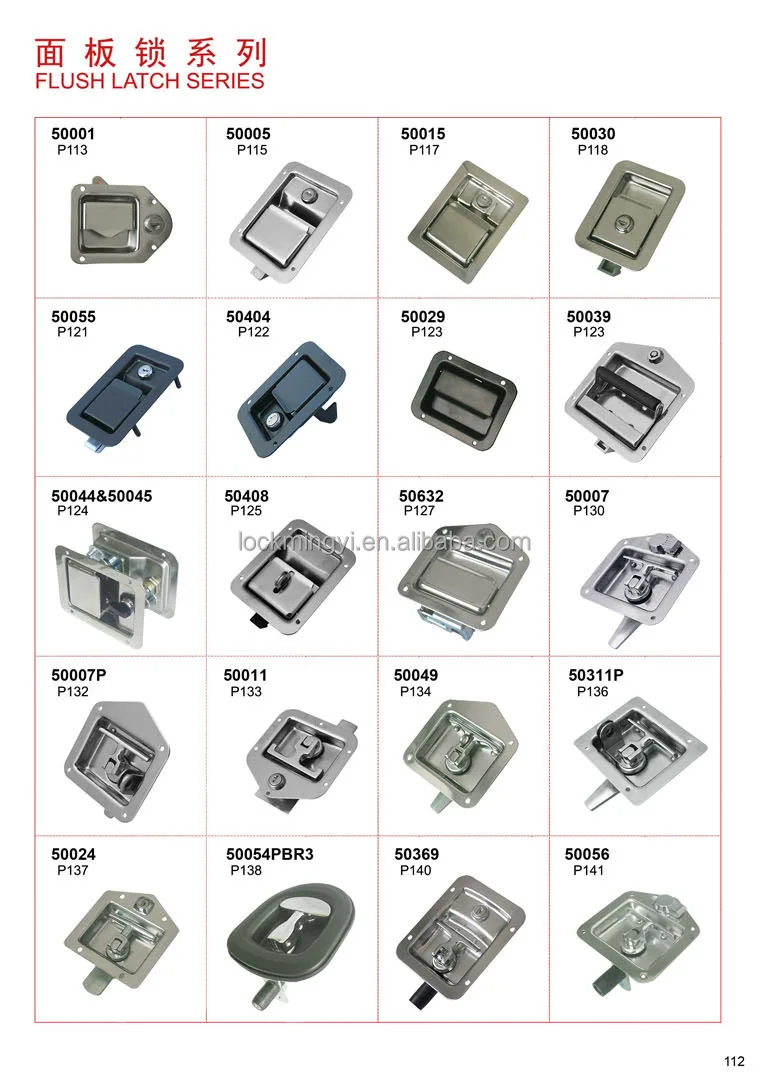 generator door slam latch lock