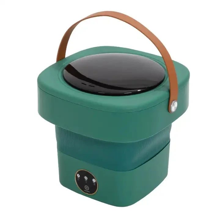 Household Small Folding Washing Machine Student Dormitory Underwear Socks Mini Washing Machine Portable Washing Bucket Gift