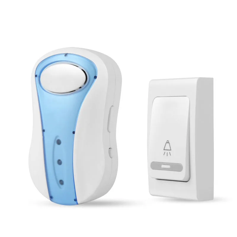 Door bell Over 150m Plug-In Receiver 1 transmitter 36 Chimes Loud Sound  LED Flash Wireless Doorbell