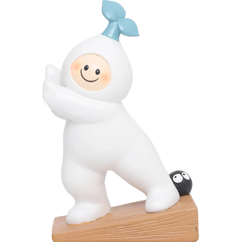 Roogo Hot Sale Mr Bu Door Stopper Bookend Resin Home Decoration Crafts Cute Type Ornaments Present For Friends