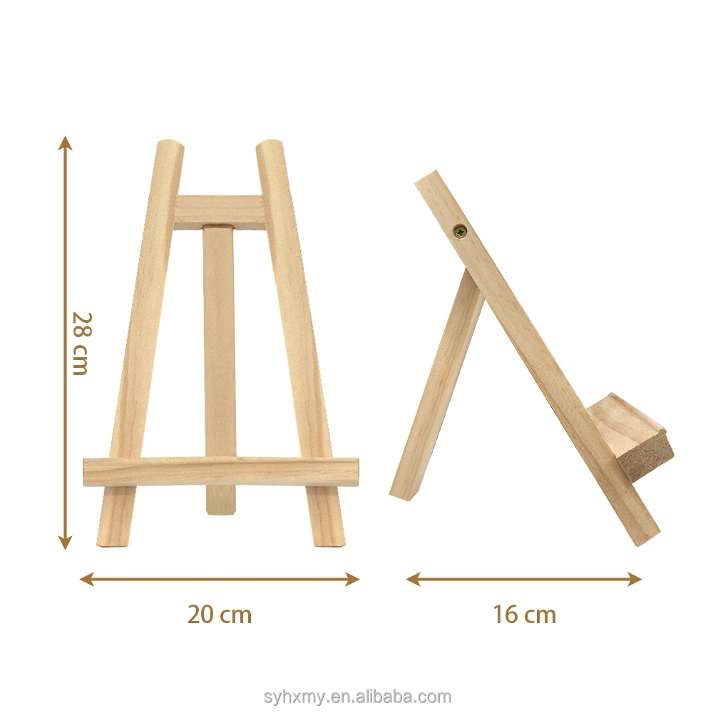 Wooden Tabletop Easel Display Stand Kids Painting Mini Art Easel Adjustable Art Picture Photo Display Easel