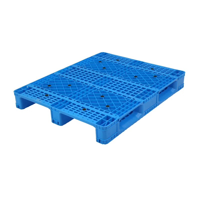 Precision manufacturing hdpe large single face perforated nestable Rack Plastic Pallets for Industrial Rack