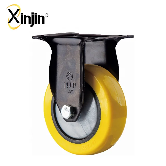 
medium duty double ball bearing rust proof frame fixed caster wheel for toolbox 