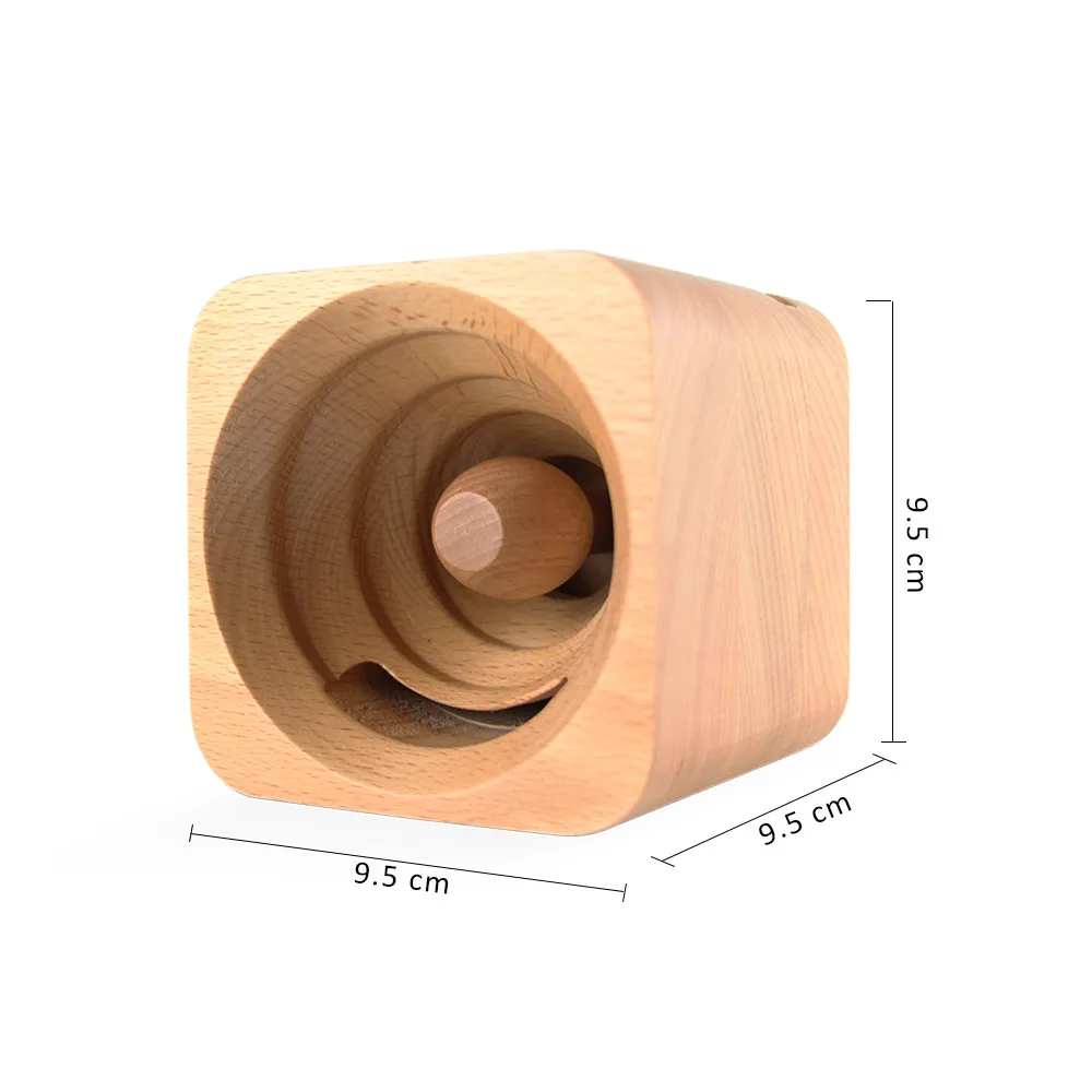 New Design Portable Eco Friendly Maple Cherry Cellphone Wooden Phone Speaker