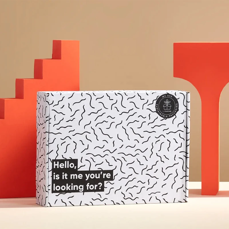 Free design custom logo high quality corrugated mailer shipping folding paper Product gift packaging boxes