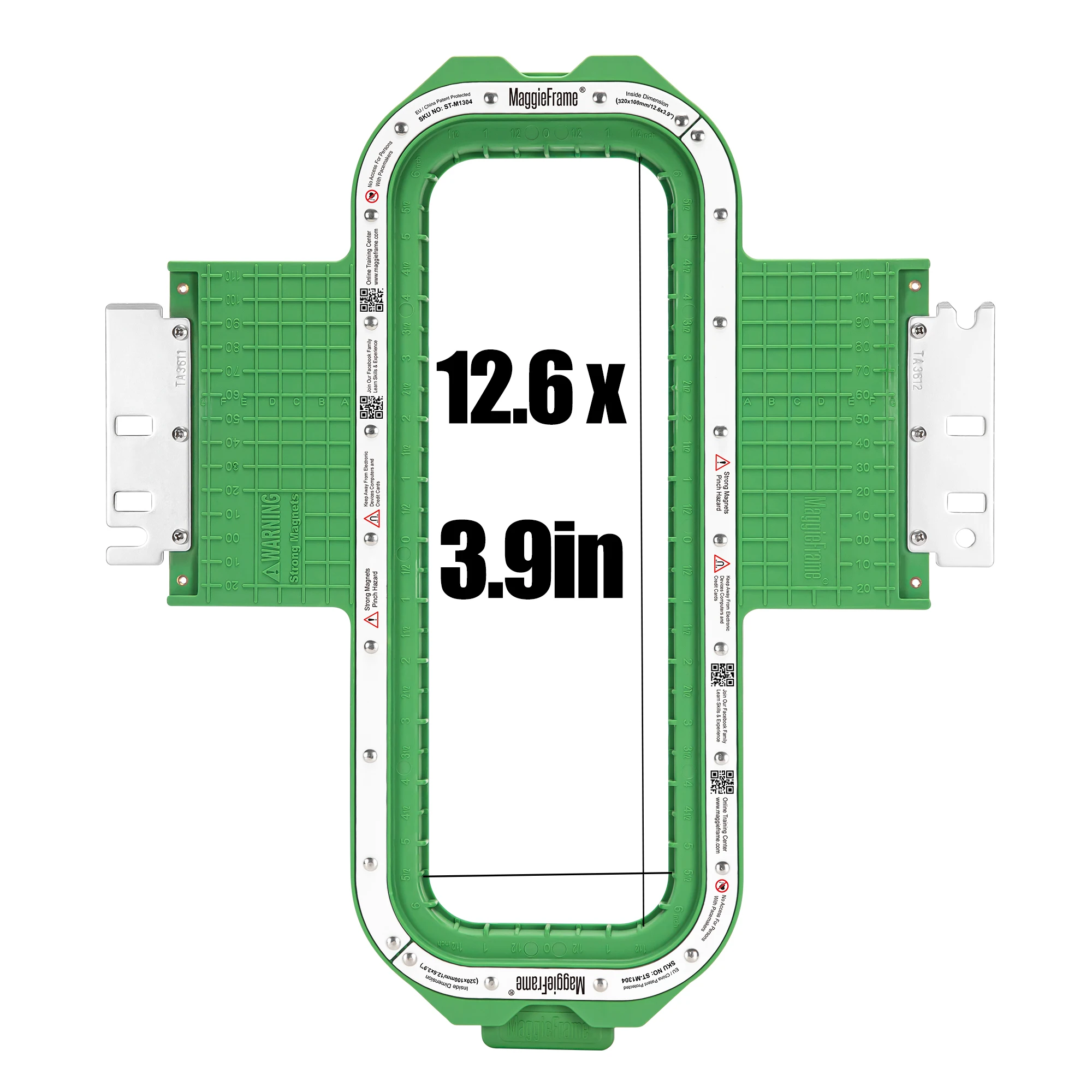5.5 Magnetic Embroidery Frame Mighty Hoop for Tajima Tajima 355mm Industrial Embroidery Machines