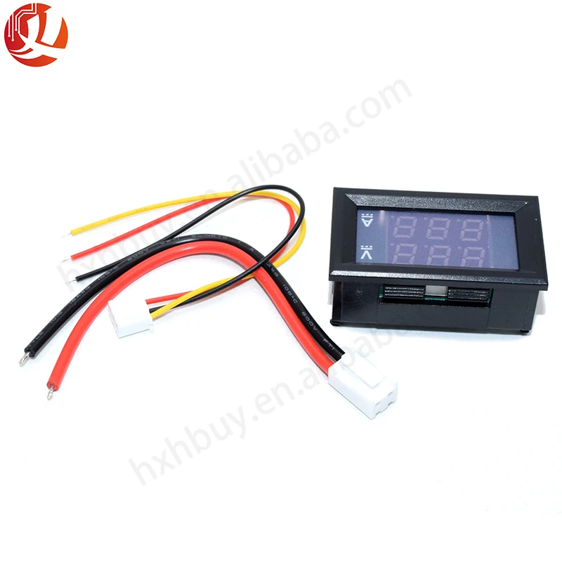 0.28Digital Ammeter Voltmeter DC0-100V/10A dual LED Display
