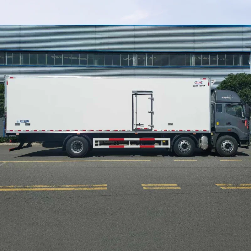 9.6 Mi Futian Auman Small Three-Axle Refrigerated Truck Diesel Medicine Vaccine Cold Chain Truck Aluminum Alloy Ventilation Tank