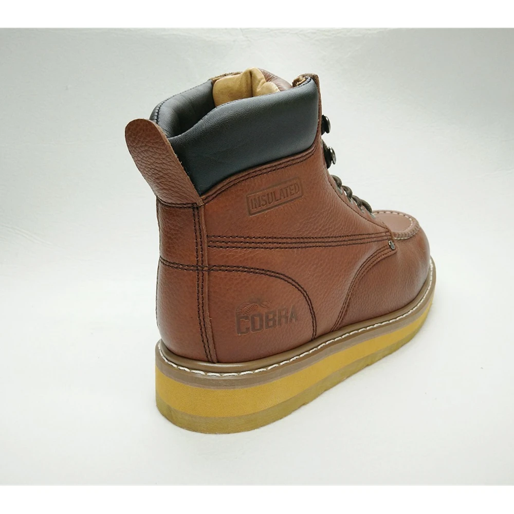 Gaomi Morning Glory Factory customization Goodyear welted MOC style F/G Leather Rubber outsole  Outdoor shoes