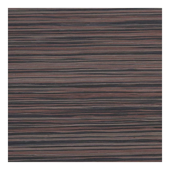 4x8 Ebony Engineered veneer Reconstituted Recomposed ziricote Veneer for Fancy Plywood