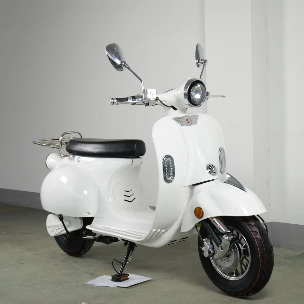 eu Warehouse 2000w 3000w Retro Electric Motorcycle Removeable Double Lithium Battery 60v E Roller Electric Moped Scooter Adult