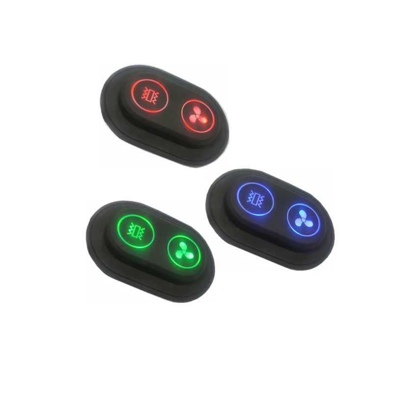 Manufacturers Customized 12v 24v Heating Cooling Vibration Accessories With 3 Level Control Switch For Car Seat