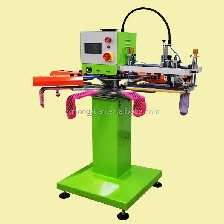rotary socks printing machine non slip silicon dotting machine