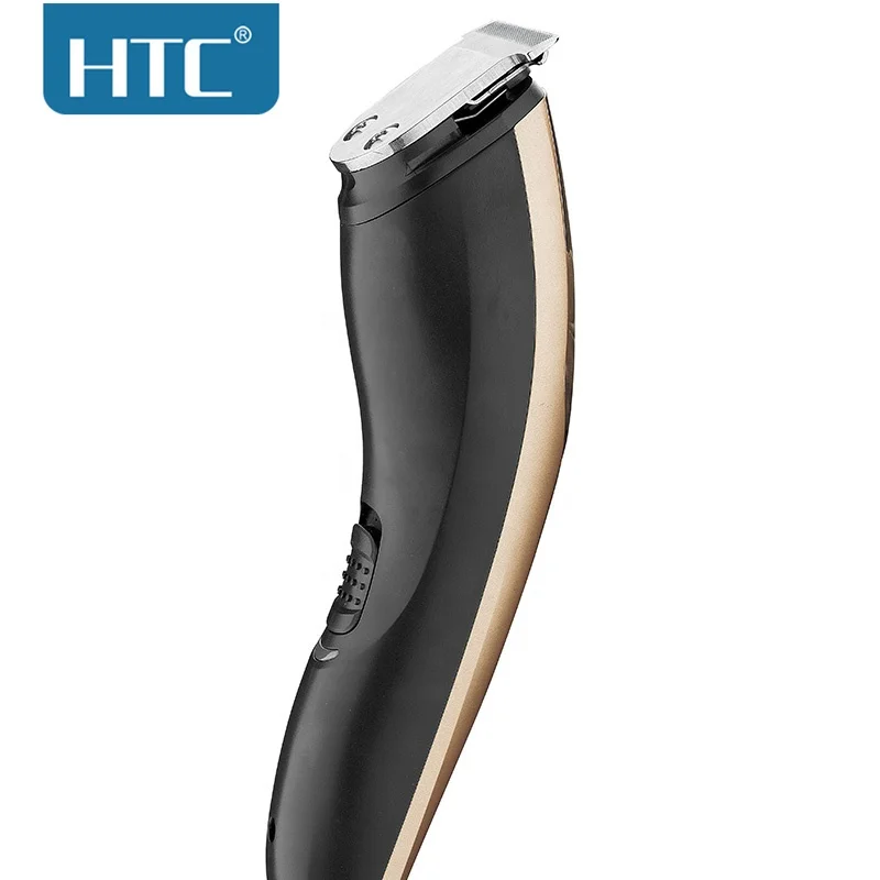 HTC AT-1210A Rechargeable Lithium Battery USB Zero Gapped Balding Trimmer Hair Cutting Remover Clipper