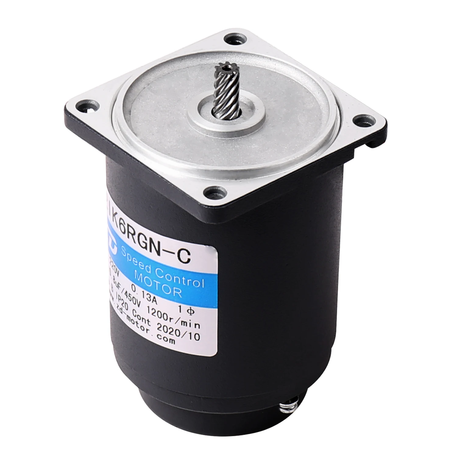 ZD 60mm 110V/220V 10W Electric Induction AC Gear Motor With Terminal Box