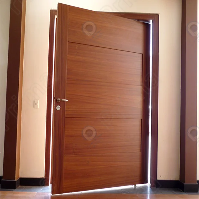 Prima Building Apartment House Room Interior MDF Door Flush Series Wood Veneer MDF Wooden Door