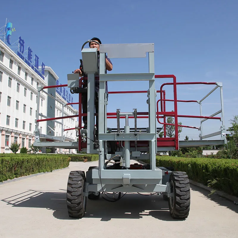 Automatic steering Orchard Picking machines Fruit picking machines Orchard Harvest machine in china