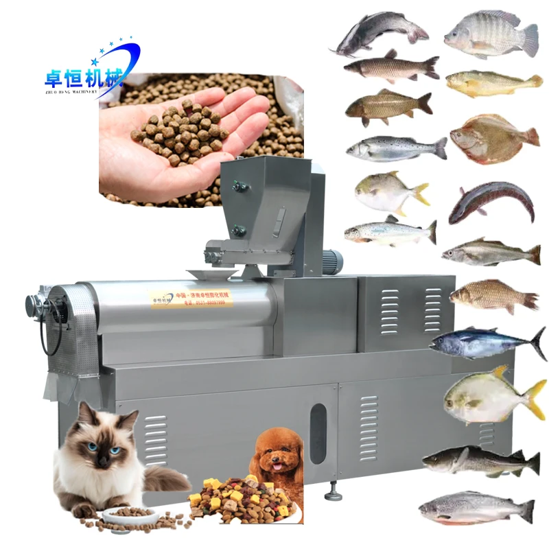 Automatic full production line  pet dog food feed making machine wet type pet food processing line