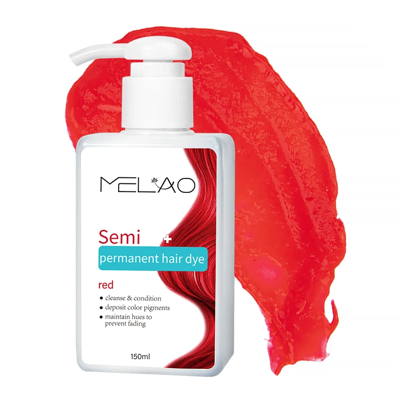 Wholesale Private Label Enhance  Deepen Natural Color-Treated Hair  Semi-permanent hair dye for 18 colors Coverage