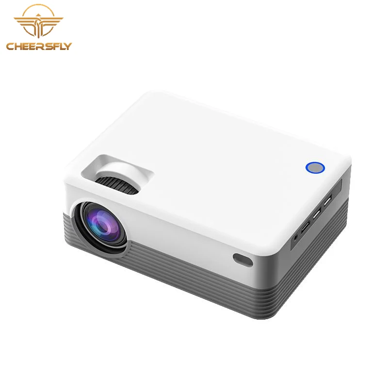 Mini pocket Projector H5 white android 10 wireless mini projector